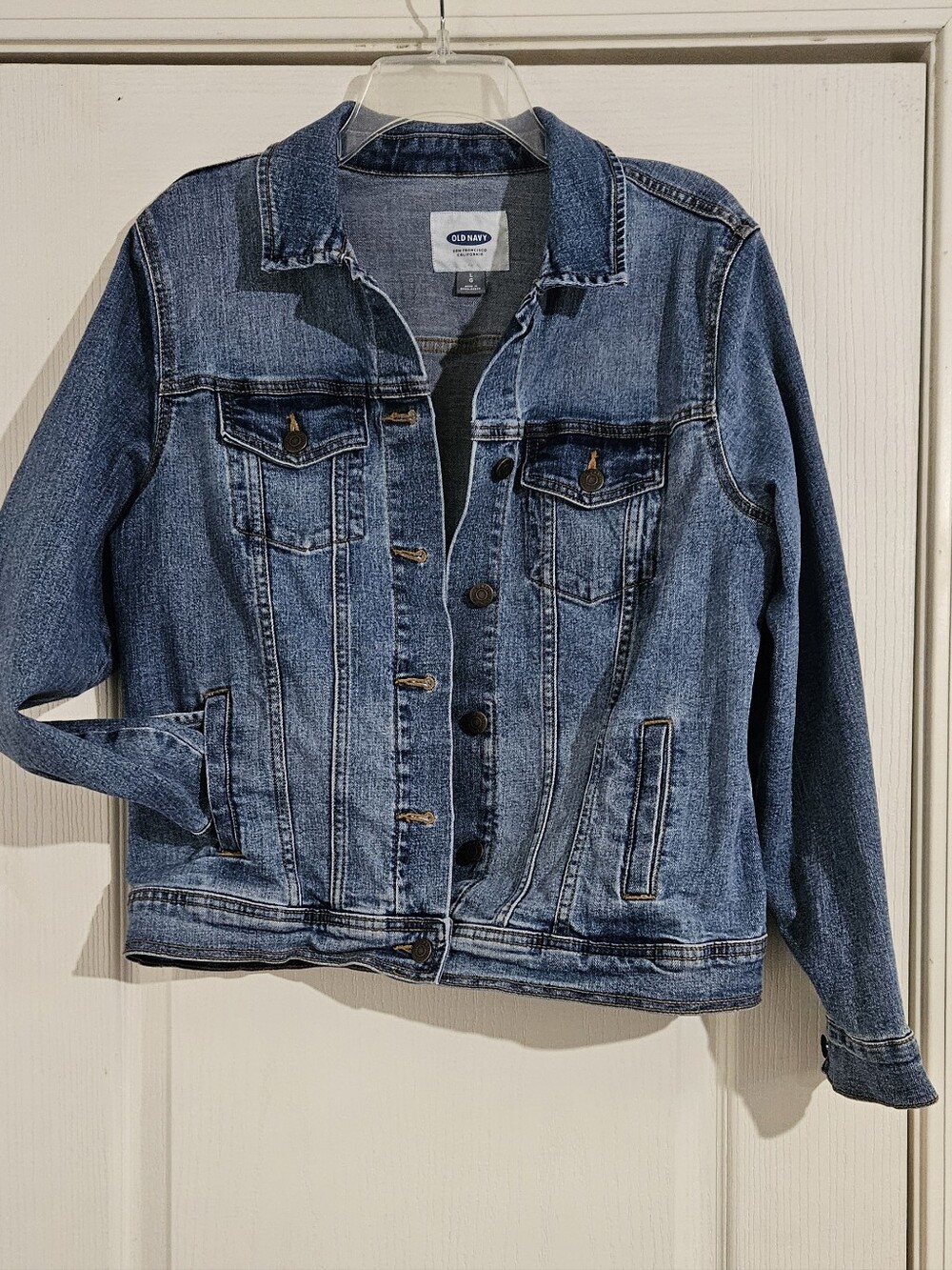 Old Navy Blue Denim Jacket - Classic Women's Jean Jacket